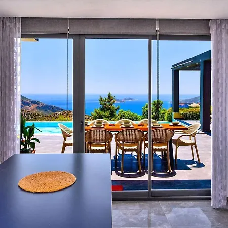 Villa 5 Bedroom Seaview With Private Pool And Jacuzzi Kalkan